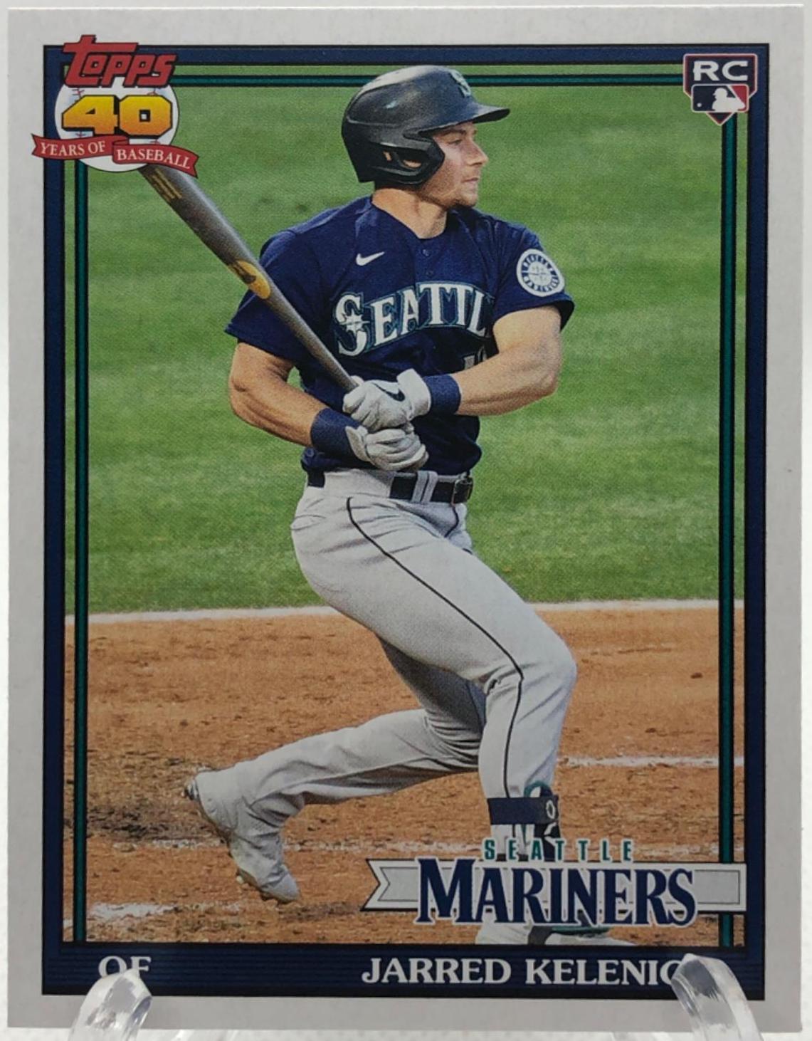Jarred Kelenic #191 Baseball Cards 2021 Topps Archives