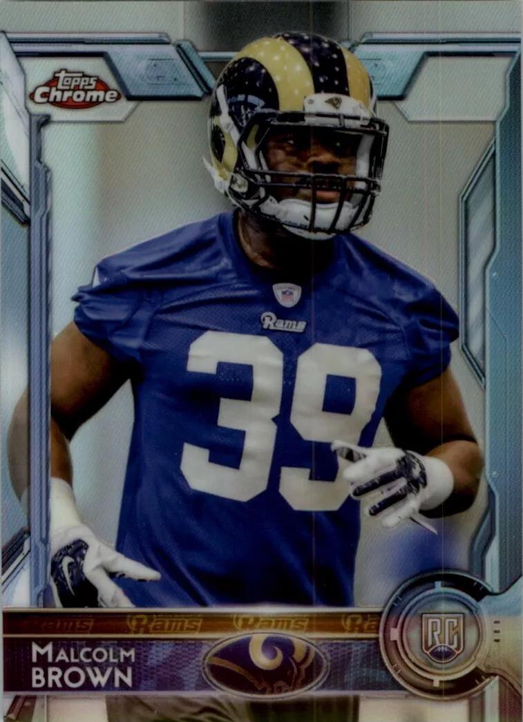Malcolm Brown #184 Football Cards 2015 Topps Chrome