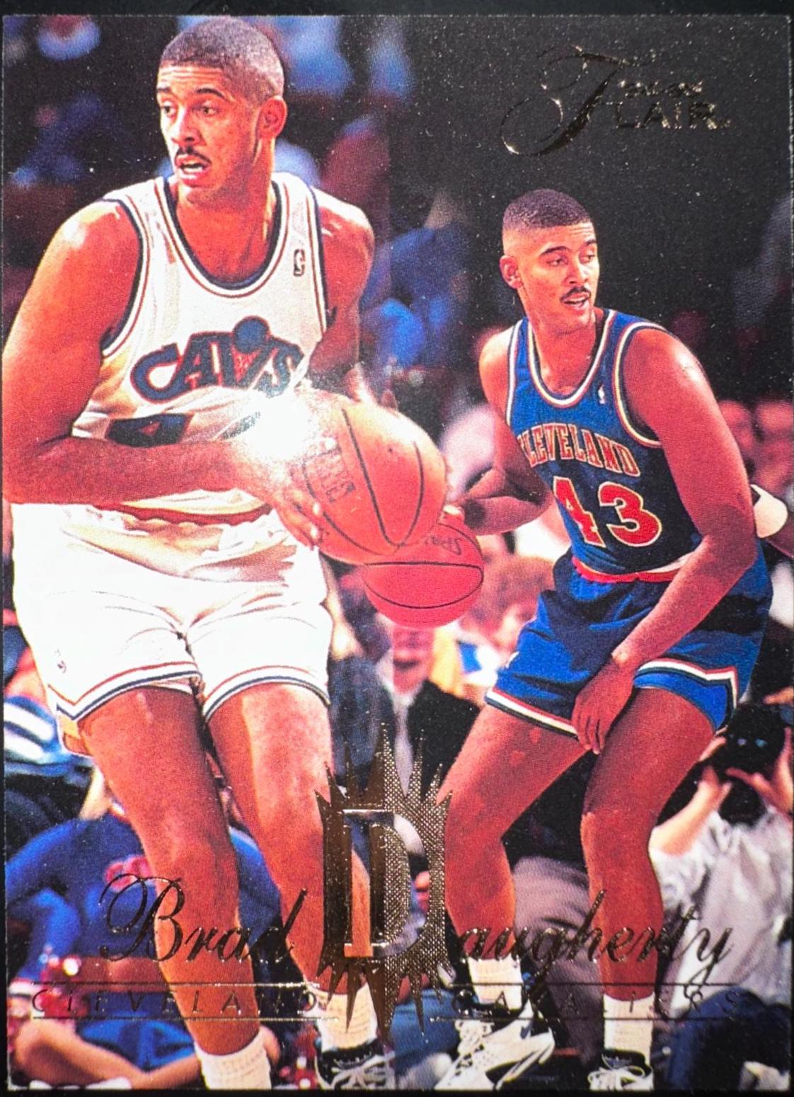 Brad Daugherty #27 Basketball Cards 1994 Flair