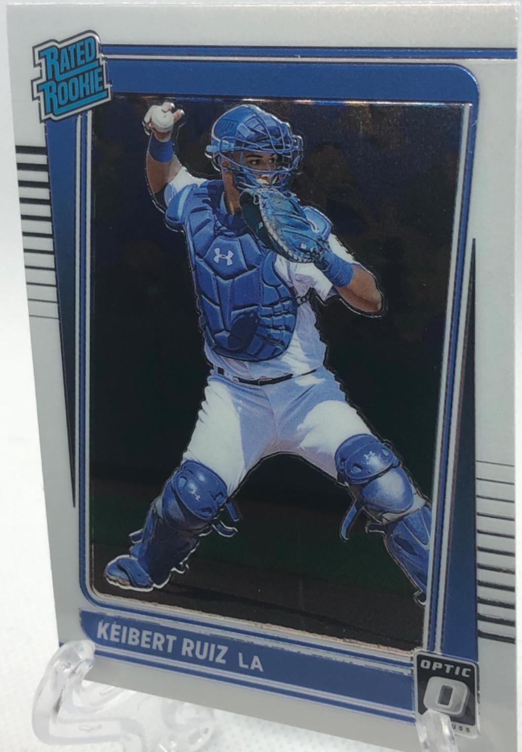 Keibert Ruiz #52 Baseball Cards 2021 Panini Donruss Optic