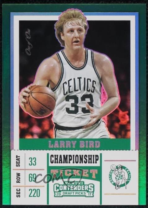 Larry Bird #35 2017 Panini Contenders Draft Picks Basketball