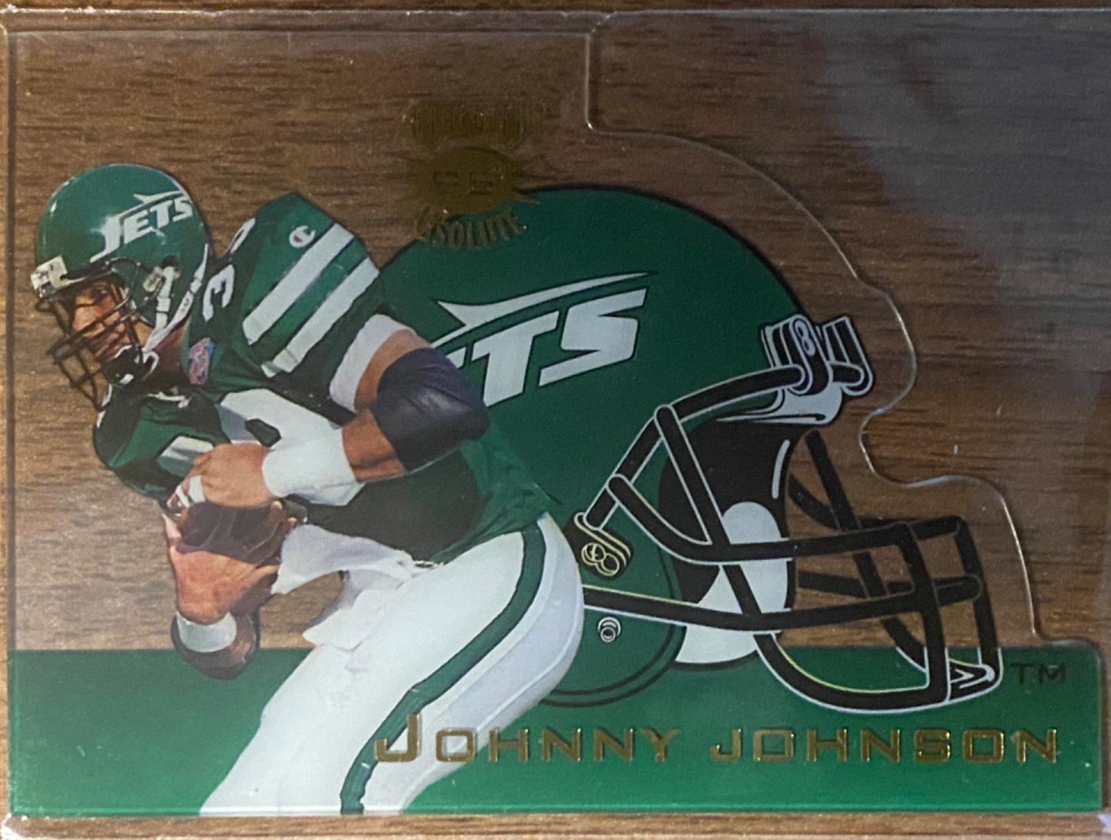 Johnny Johnson #HDC29 Football Cards 1995 Playoff Absolute Die Cut Helmets