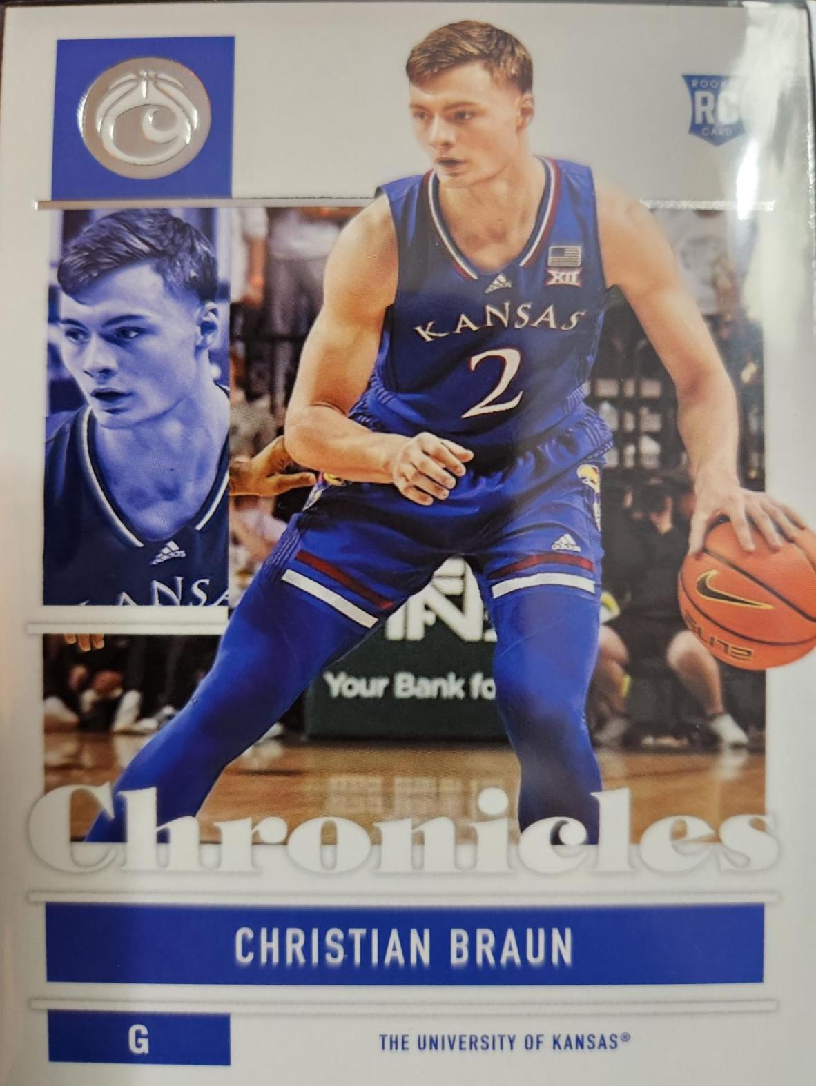 Christian Braun #6 Basketball Cards 2022 Panini Chronicles Draft Picks