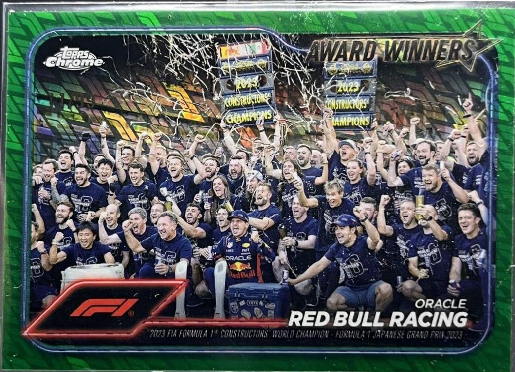 Oracle Red Bull Racing [Green Logofractor] #184 Prices | 2024 Topps ...