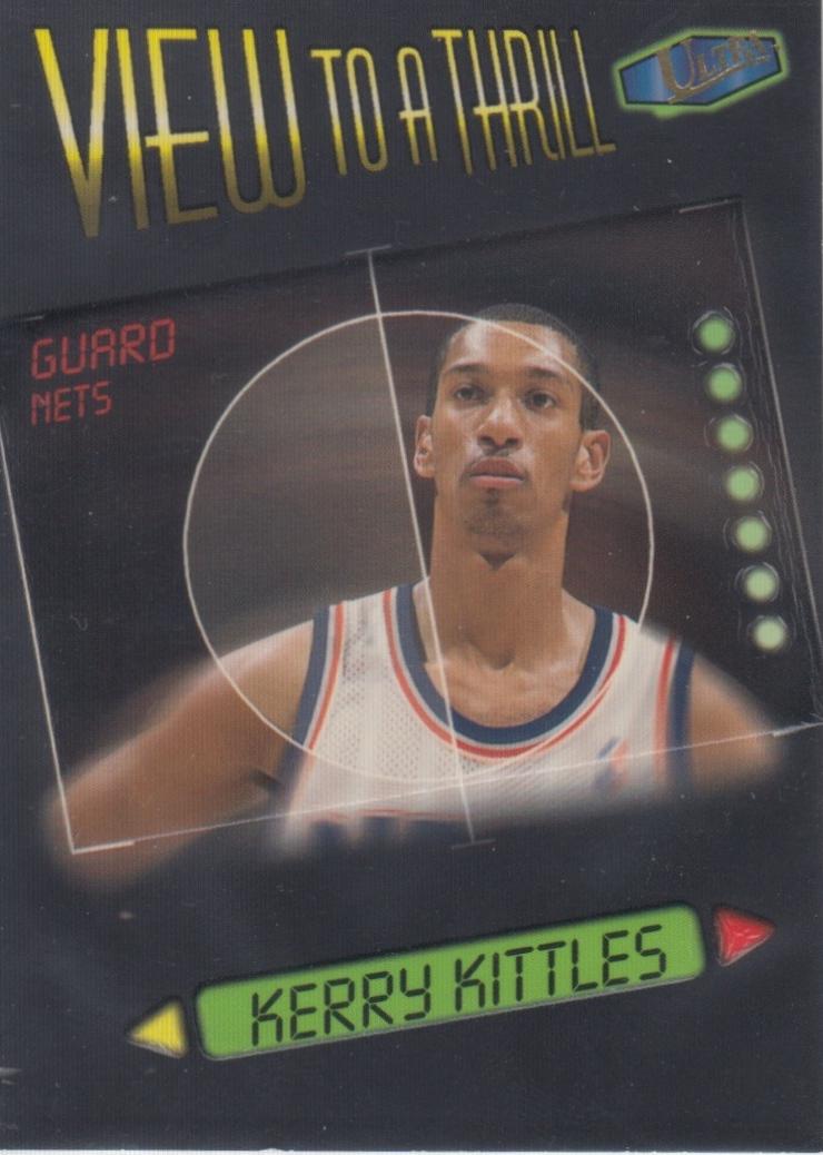 Kerry Kittles #12 Basketball Cards 1997 Ultra View To A Thrill