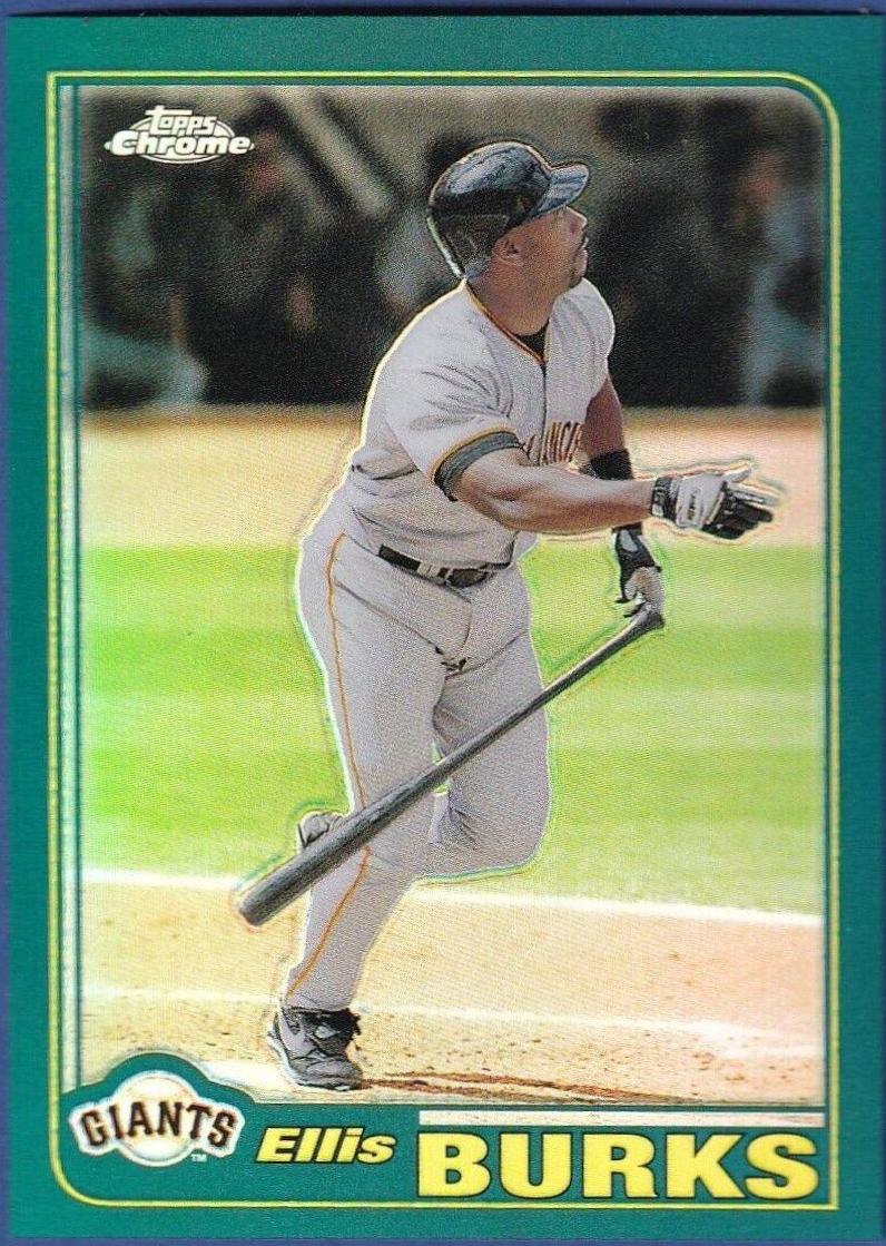 Ellis Burks #34 Baseball Cards 2001 Topps Chrome