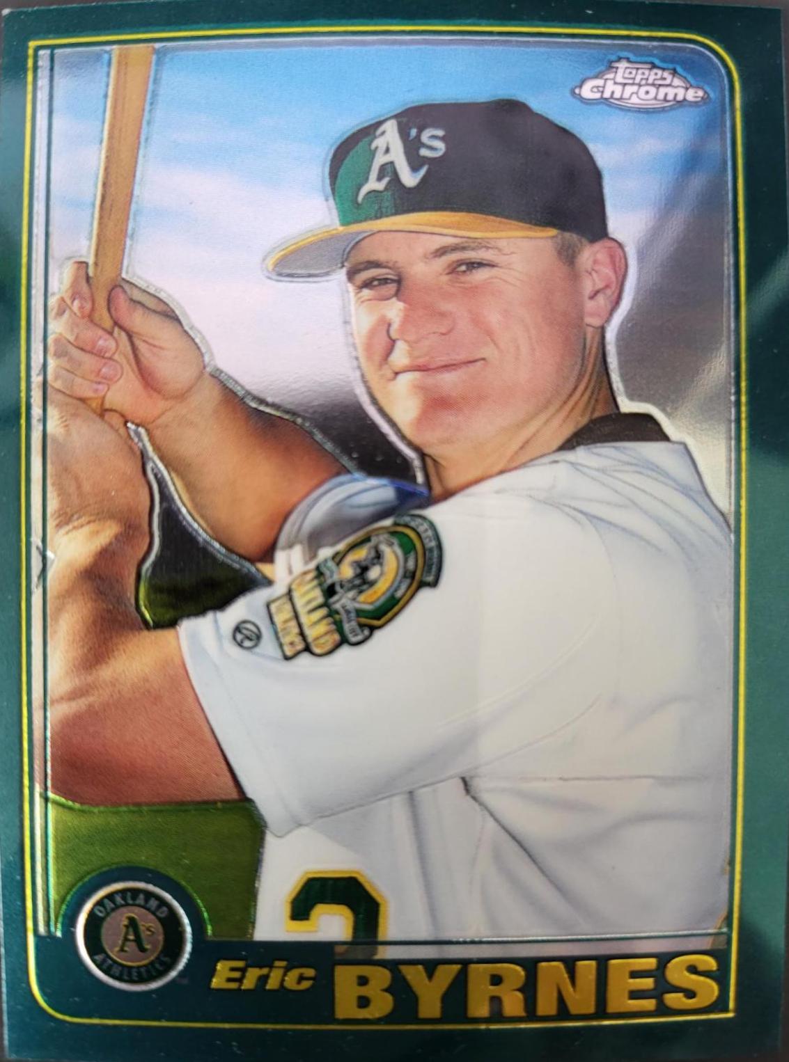 Eric Byrnes #T207 Baseball Cards 2001 Topps Chrome