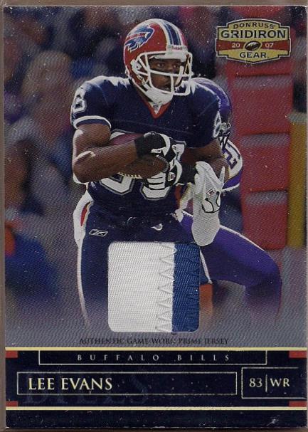 Lee Evans #52 2007 Panini Donruss Gridiron Gear Football