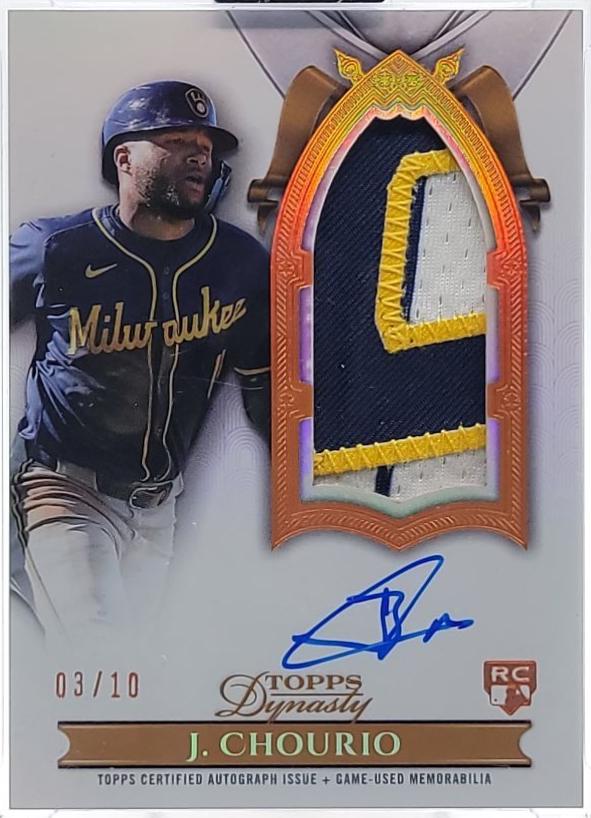 Jackson Chourio #DAPB-JCH2 2024 Topps Dynasty Baseball