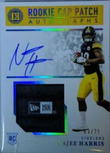 Najee Harris [Cap Patch Autograph Sapphire] #129