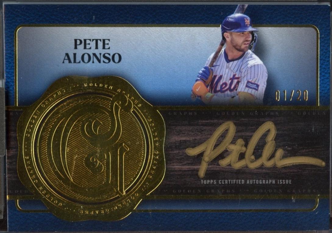 Pete Alonso #GG-PA 2025 Topps Five Star Golden Graph Baseball