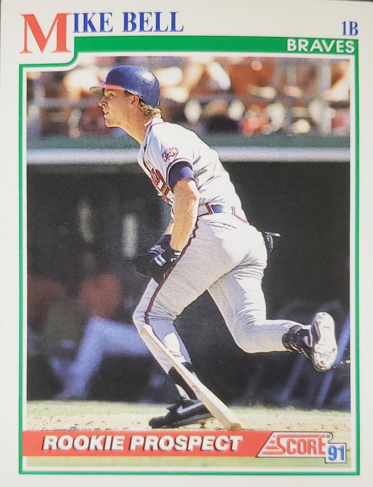 Mike Bell #375 Baseball Cards 1991 Score