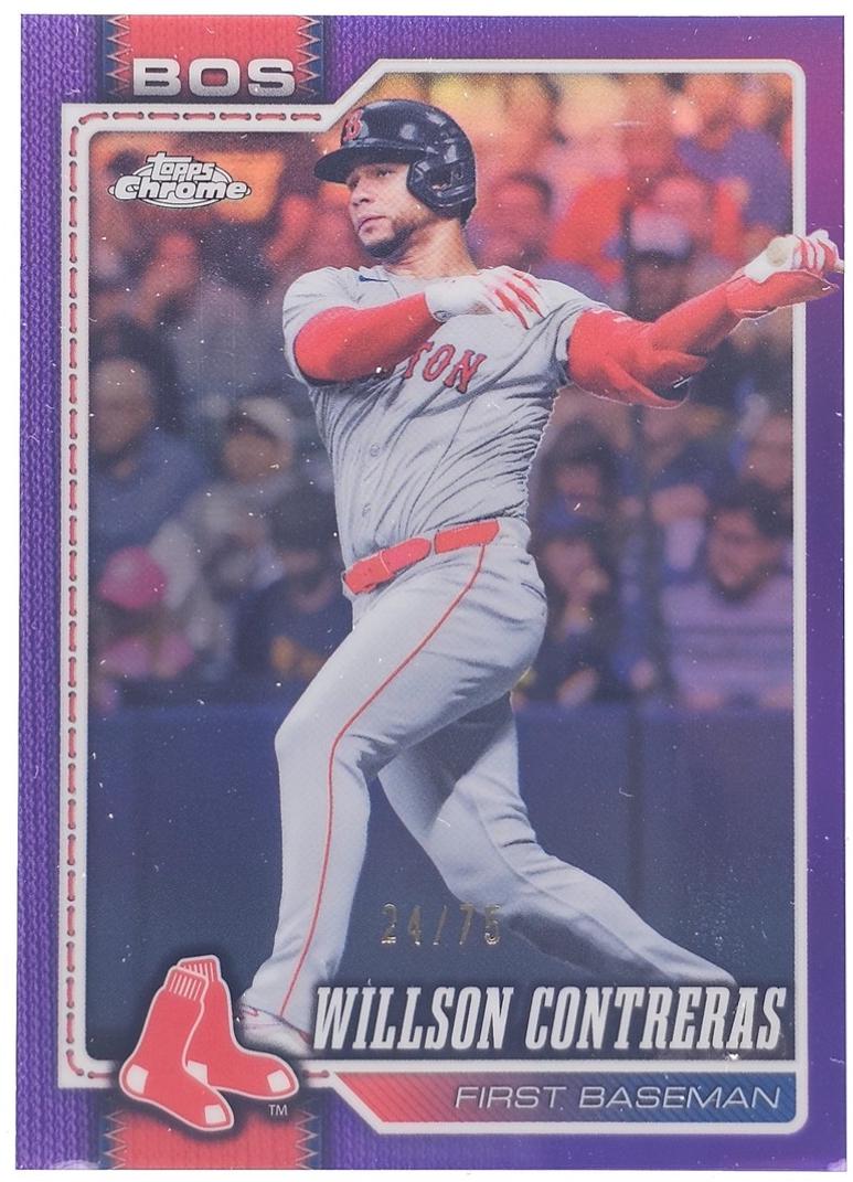 Willson Contreras [Purple Refractor] (2026 Topps Chrome)