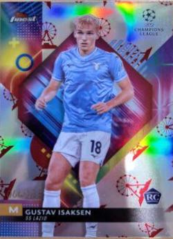 Gustav Isaksen #140 2023 Topps Finest UEFA Club