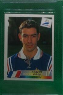 Robert Pires #166 Soccer Cards 1998 Panini France World Cup Stickers
