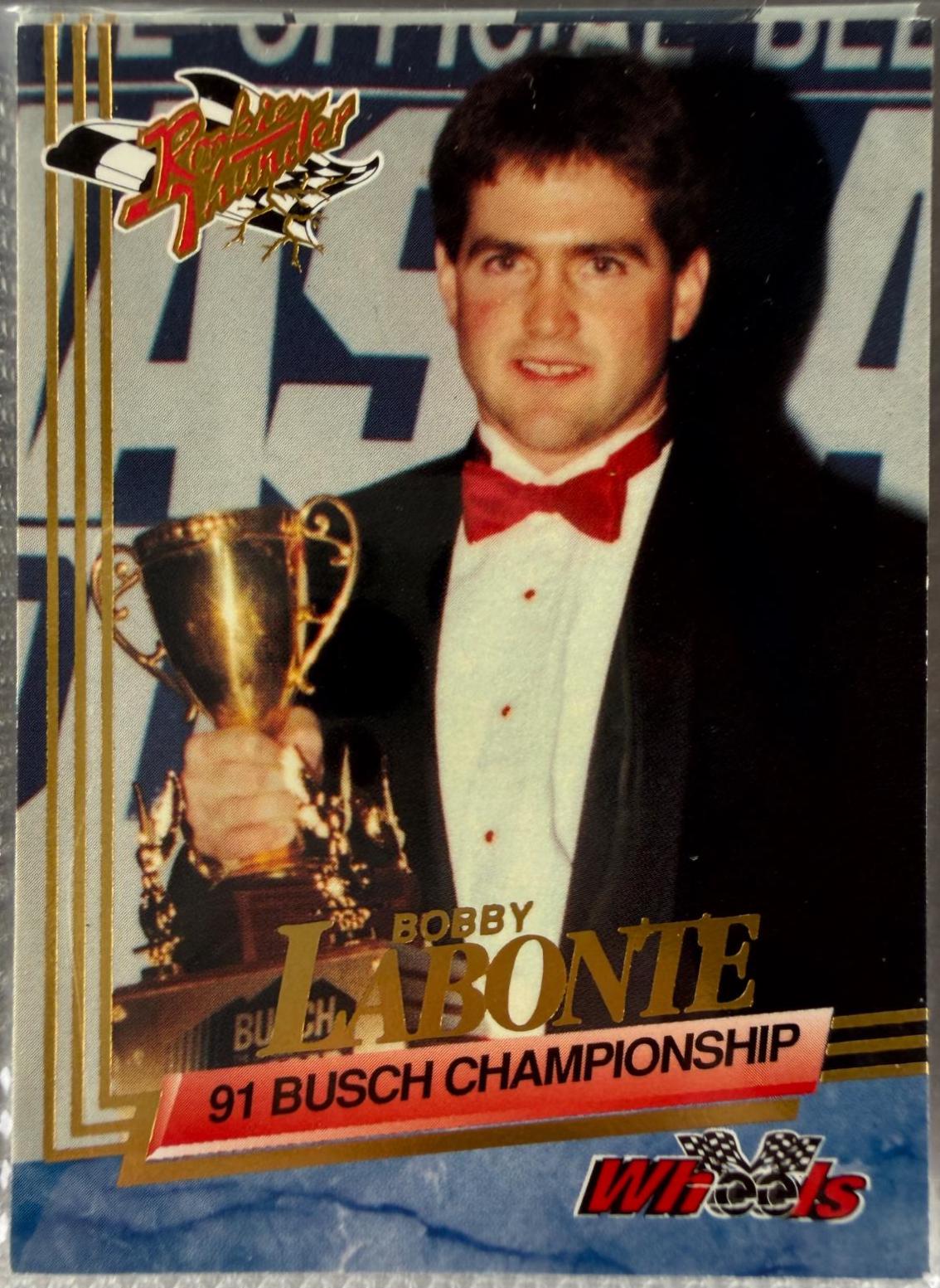 Bobby Labonte #72 Prices | 1993 Wheels Rookie Thunder NASCAR | Racings ...