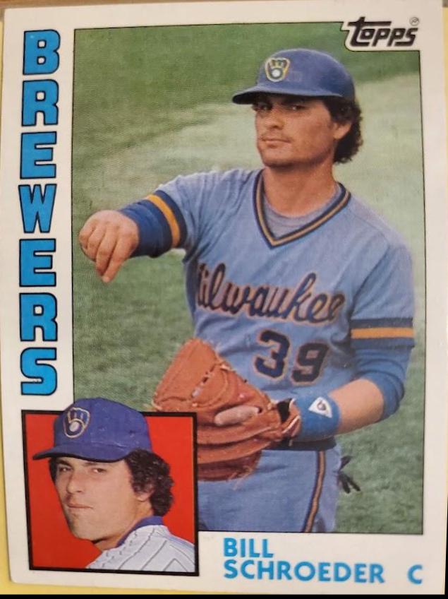 Bill Schroeder #738 Baseball Cards 1984 Topps