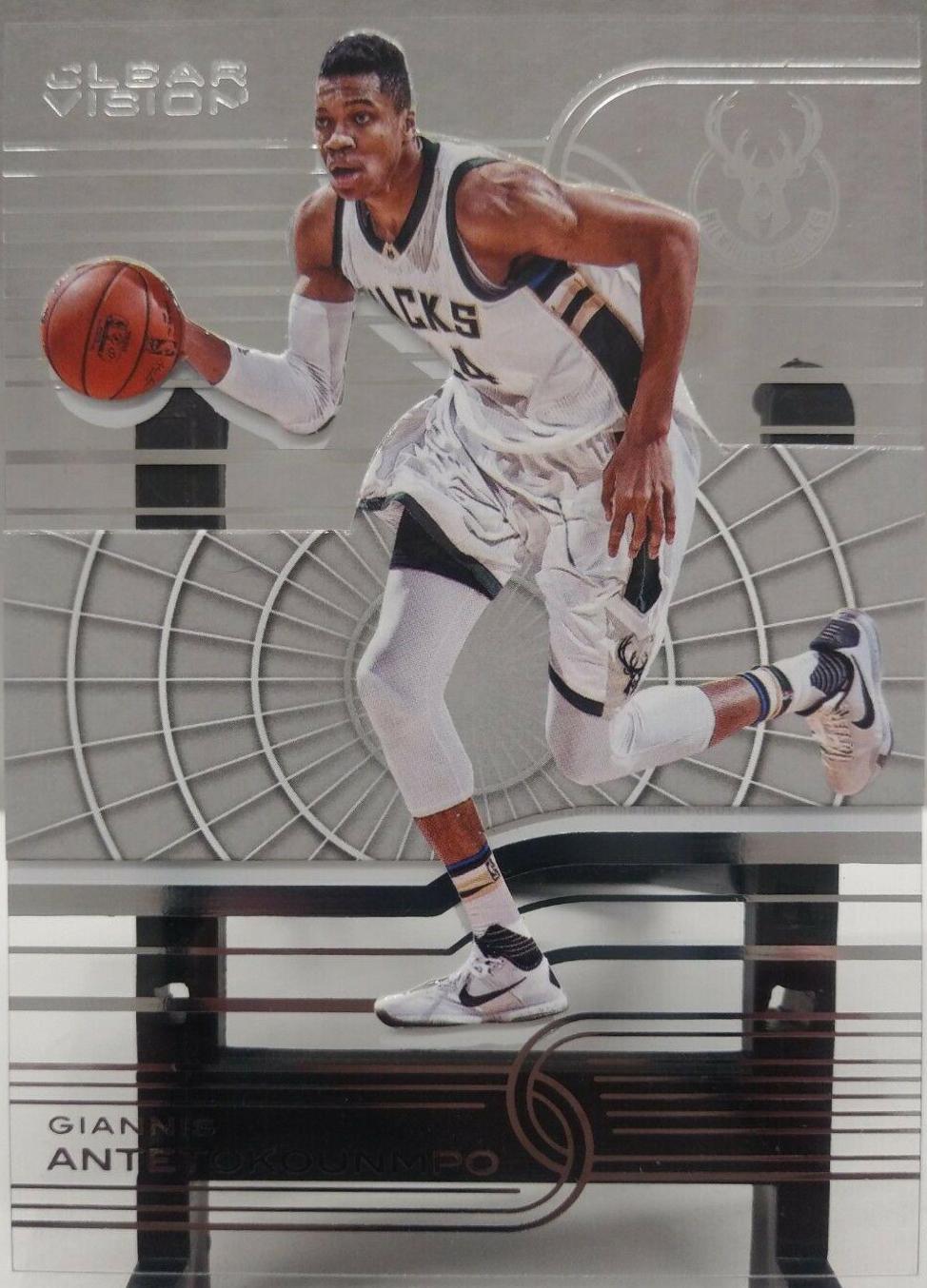Giannis Antetokounmpo #14 Basketball Cards 2015 Panini Clear Vision