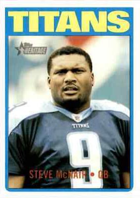 Steve McNair #37 Football Cards 2005 Topps Heritage
