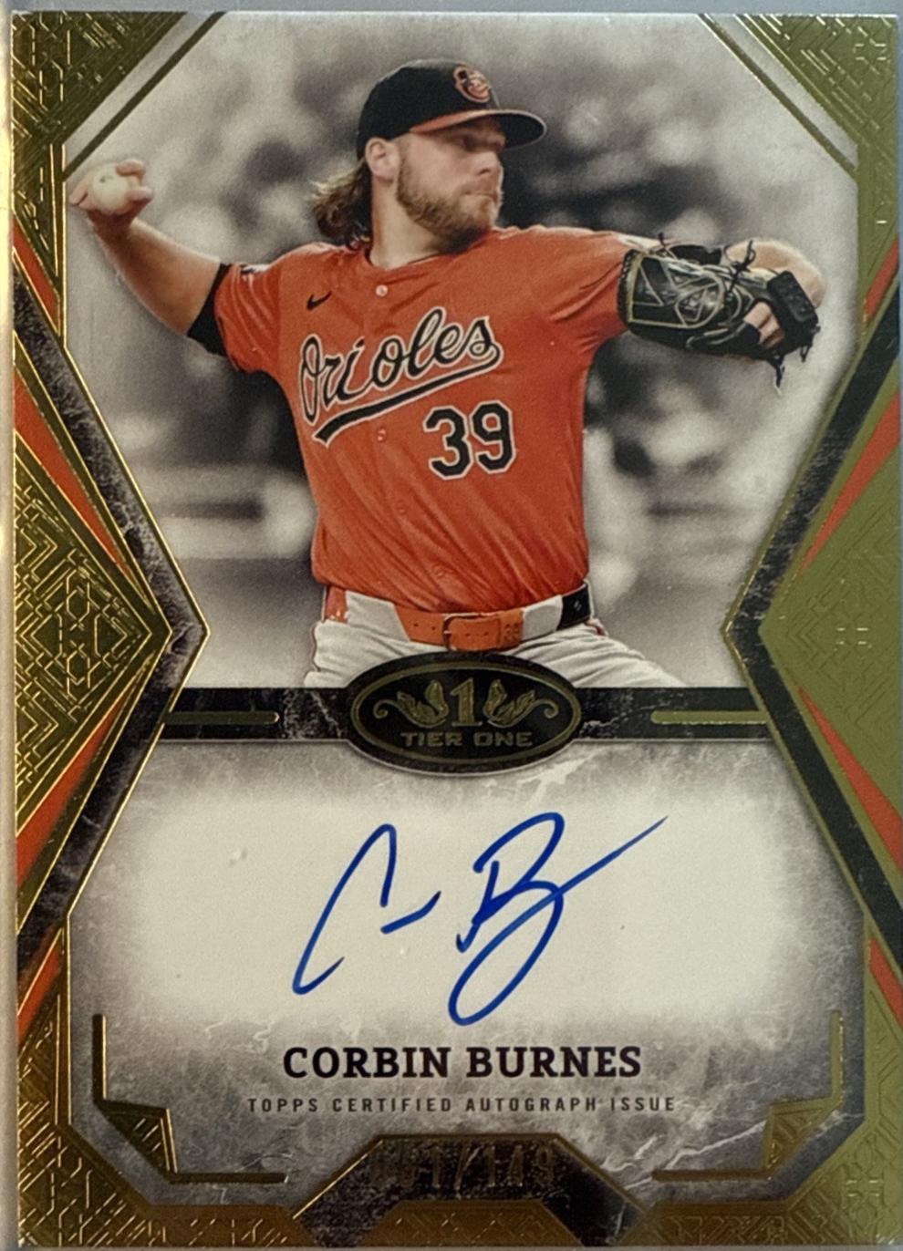 Corbin Burnes #TOTA-CB Prices | 2025 Topps Tier One Talent