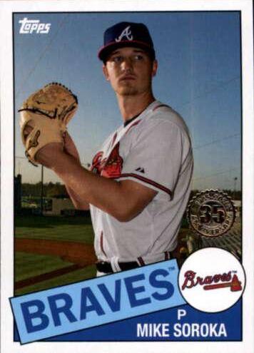 Mike Soroka #85-10 Baseball Cards 2020 Topps 1985 35th Anniversary
