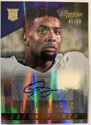 Odell Beckham Jr. [Extra Points Gold Autograph] #275