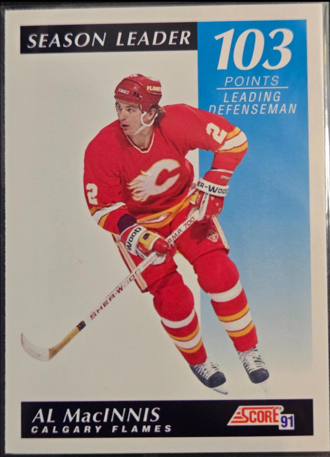 Al MacInnis #299 Hockey Cards 1991 Score Canadian