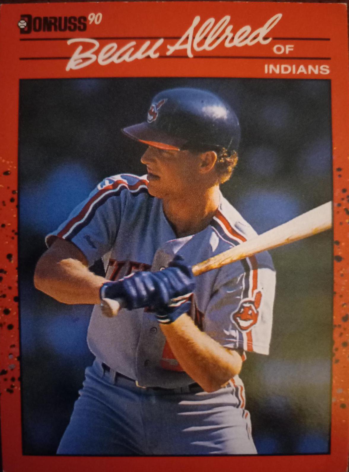 Beau Allred #691 Baseball Cards 1990 Donruss