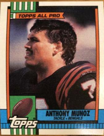 Anthony Munoz #278 Football Cards 1990 Topps