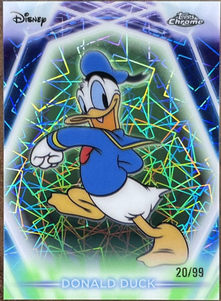 Donald Duck [Green Lazer] #CNE-196 Prices | 2026 Topps Disney Neon
