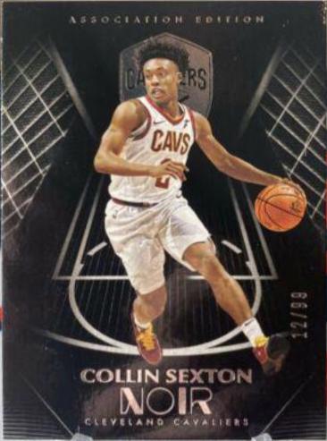 Collin Sexton #3 Basketball Cards 2019 Panini Noir