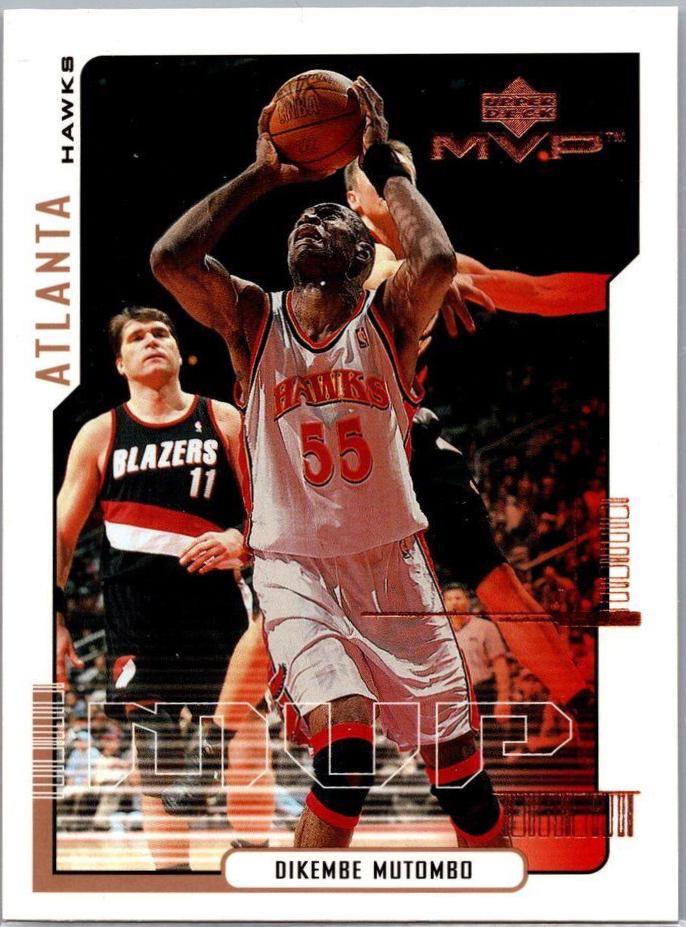 Dikembe Mutombo #1 Basketball Cards 2000 Upper Deck MVP