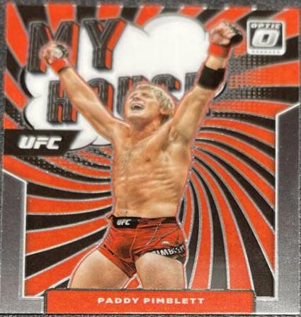 Paddy Pimblett #22 Ufc Cards 2022 Panini Donruss Optic UFC My House