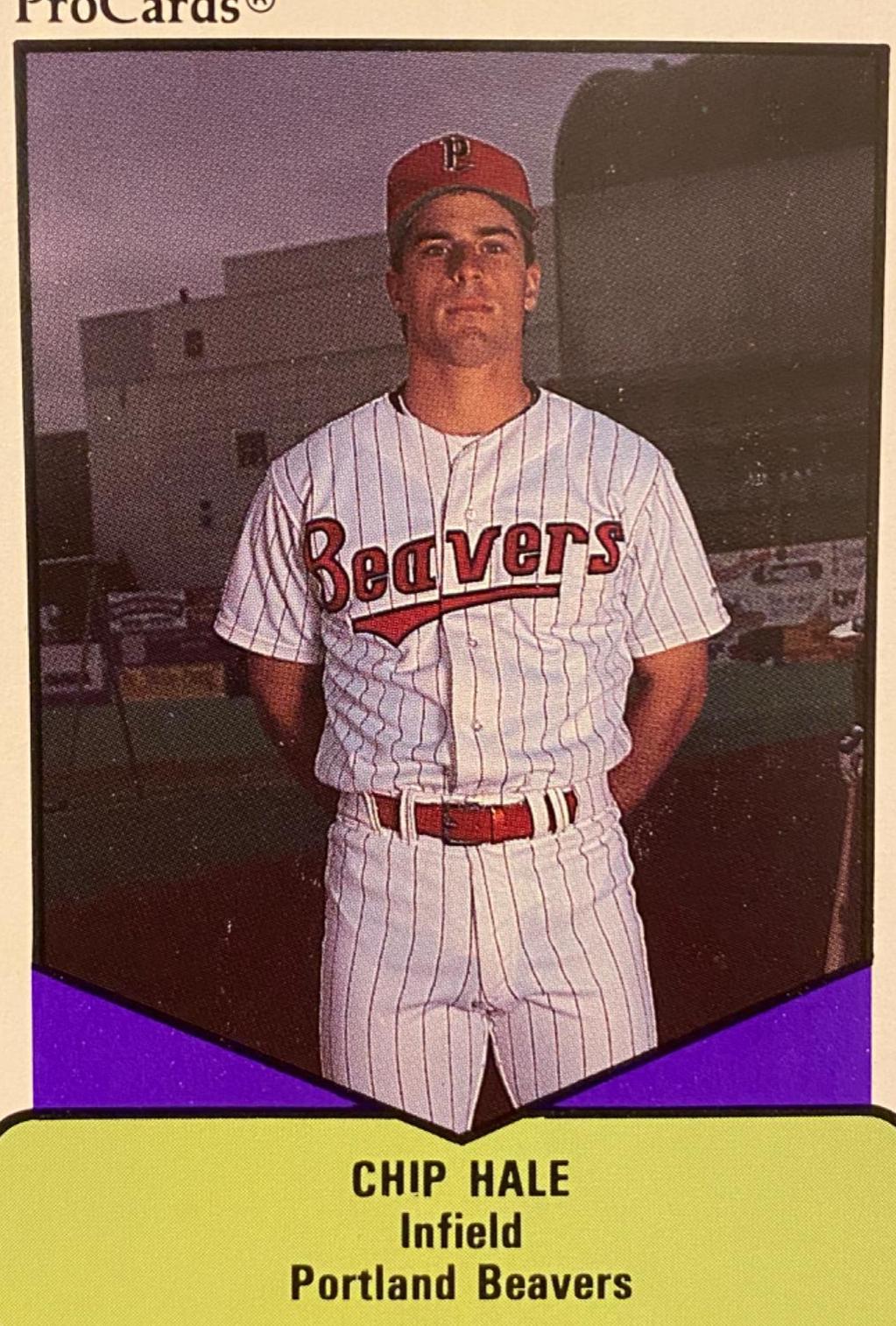 Chip Hale #253 Baseball Cards 1990 ProCards AAA