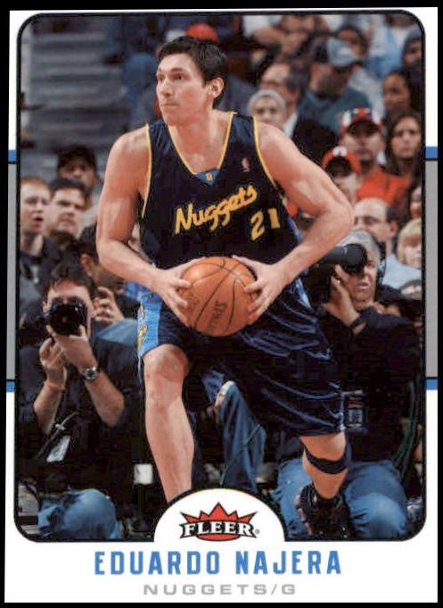Eduardo Najera #47 2006-07 Fleer Basketball