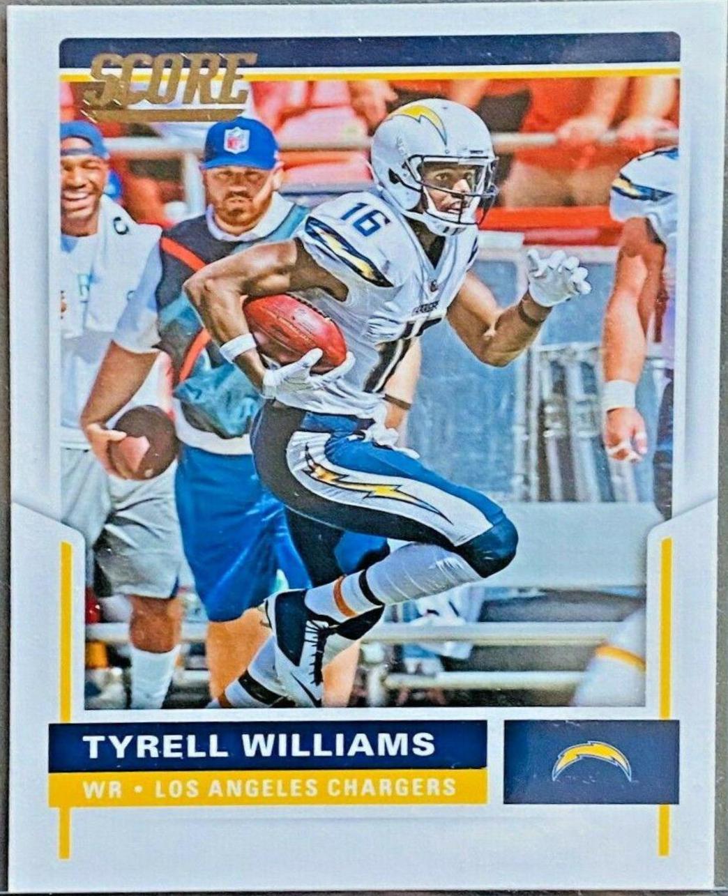 Tyrell Williams #4 Football Cards 2017 Panini Score