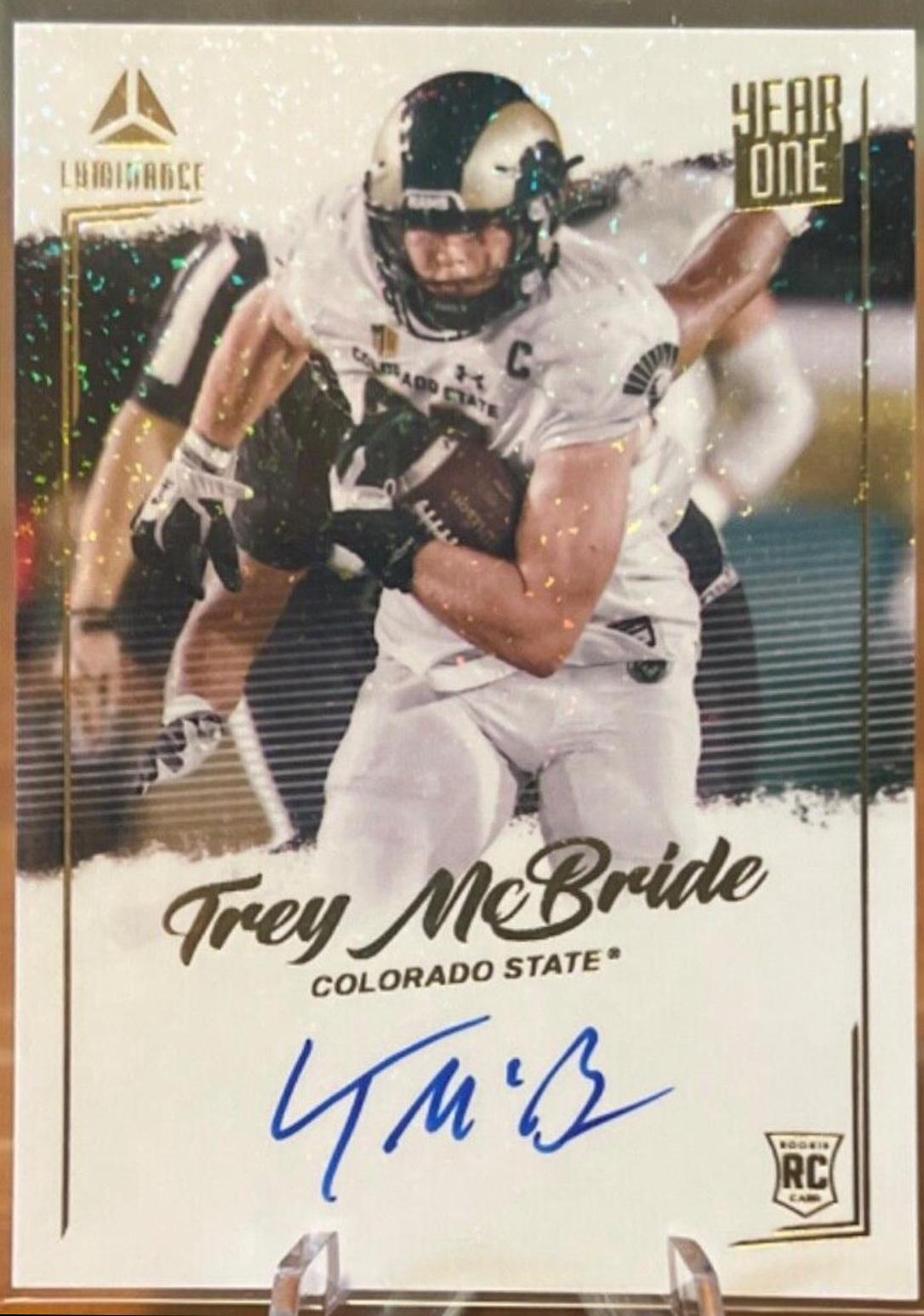 Trey McBride #YSR-TMC 2022 Panini Luminance Year One Signatures Rps Football