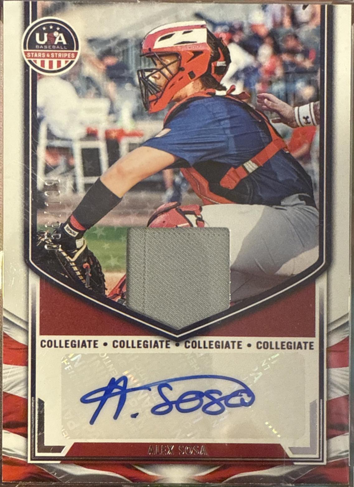 Alex Sosa #NTS-AS 2025 Panini Stars & Stripes Baseball Collegiate National Team Signatures