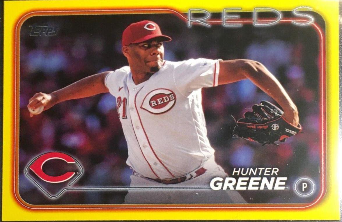Hunter Greene [Yellow] (2024 Topps)