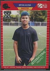 Bryan Acuna #PS24 Baseball Cards 2021 Pro Set Prices
