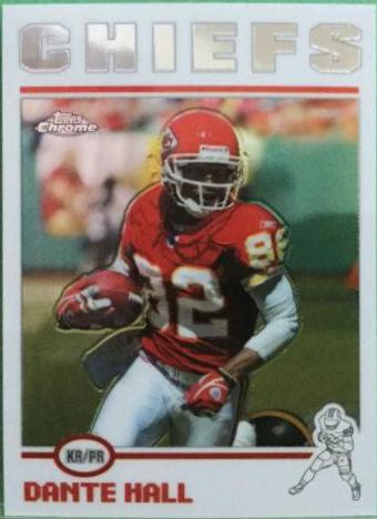 Dante Hall #12 Football Cards 2004 Topps Chrome