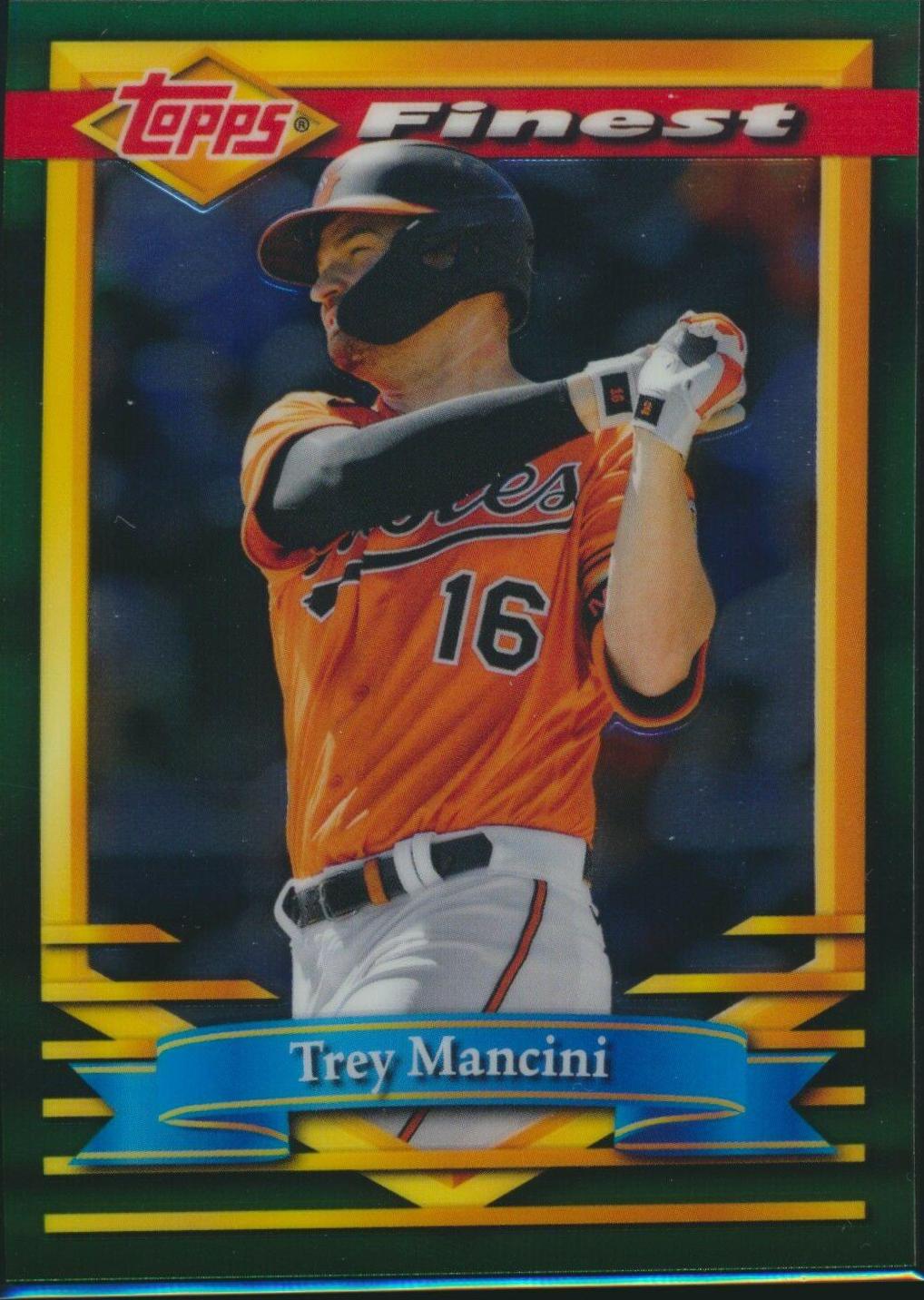 Trey Mancini #1 Baseball Cards 2021 Topps Finest Flashbacks
