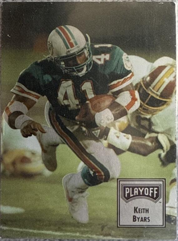 Keith Byars #44 1993 Playoff Contenders Football