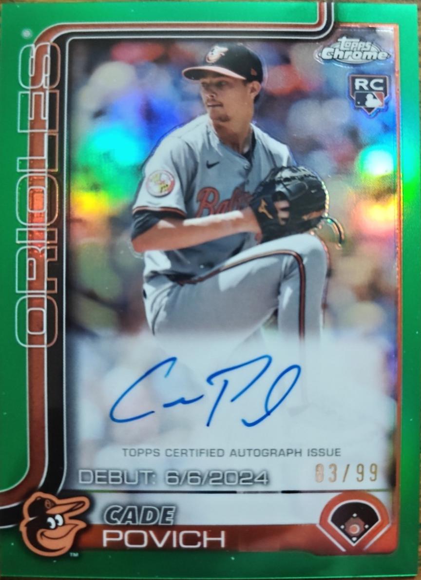 Cade Povich [Green Refractor] #CRDA-CP