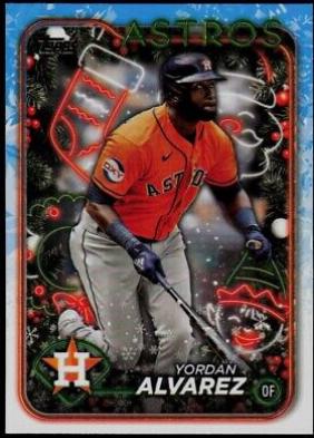 Yordan Alvarez #H117 Baseball Cards 2024 Topps Holiday