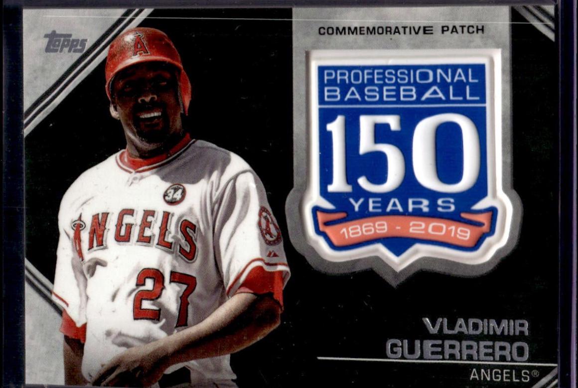 Vladimir Guerrero #AMP-VG 2019 Topps 150th Anniversary Commemorative Patch Baseball