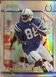 Marvin Harrison #93 Football Cards 2001 Bowman