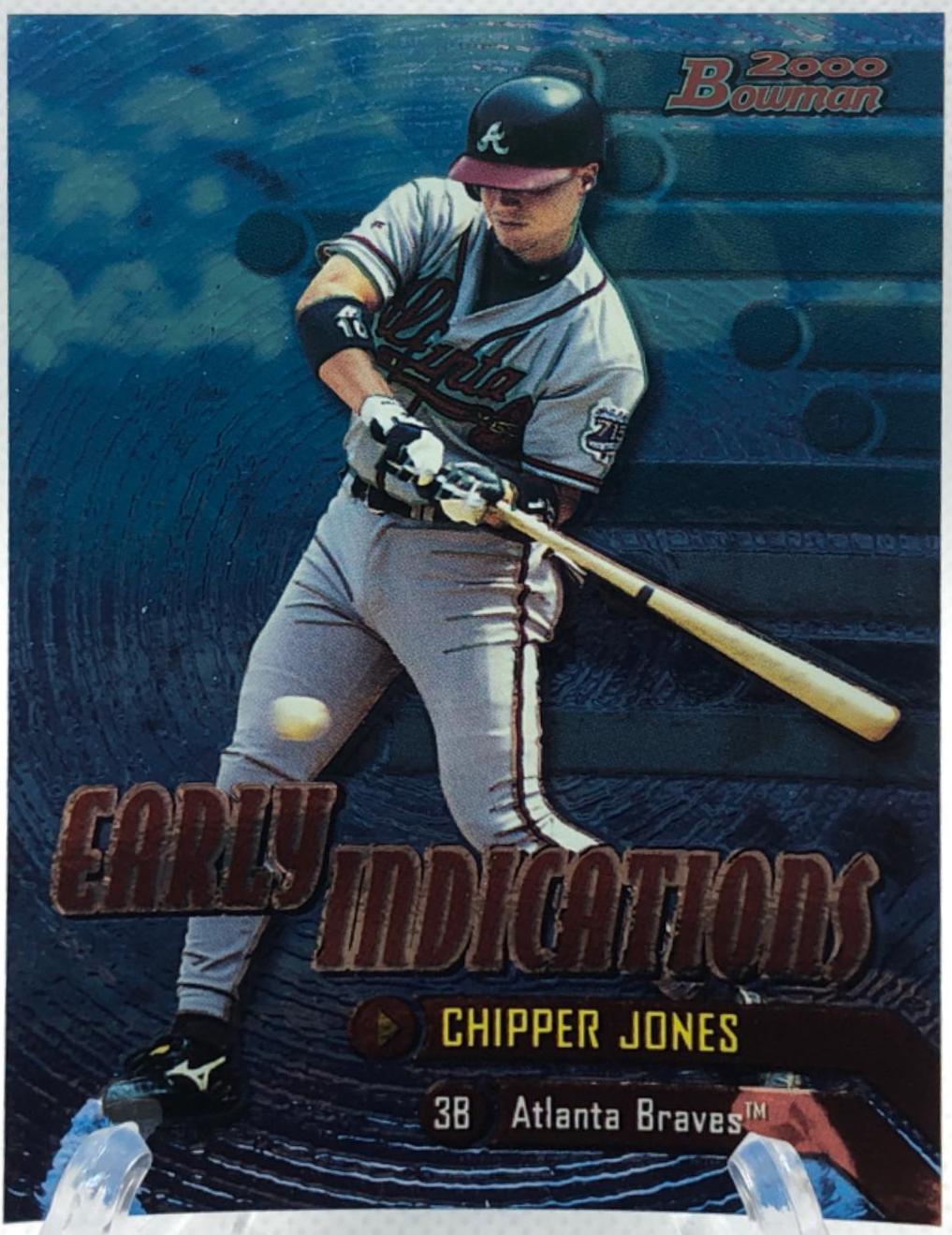 Chipper Jones #E6 Baseball Cards 2000 Bowman Early Indications