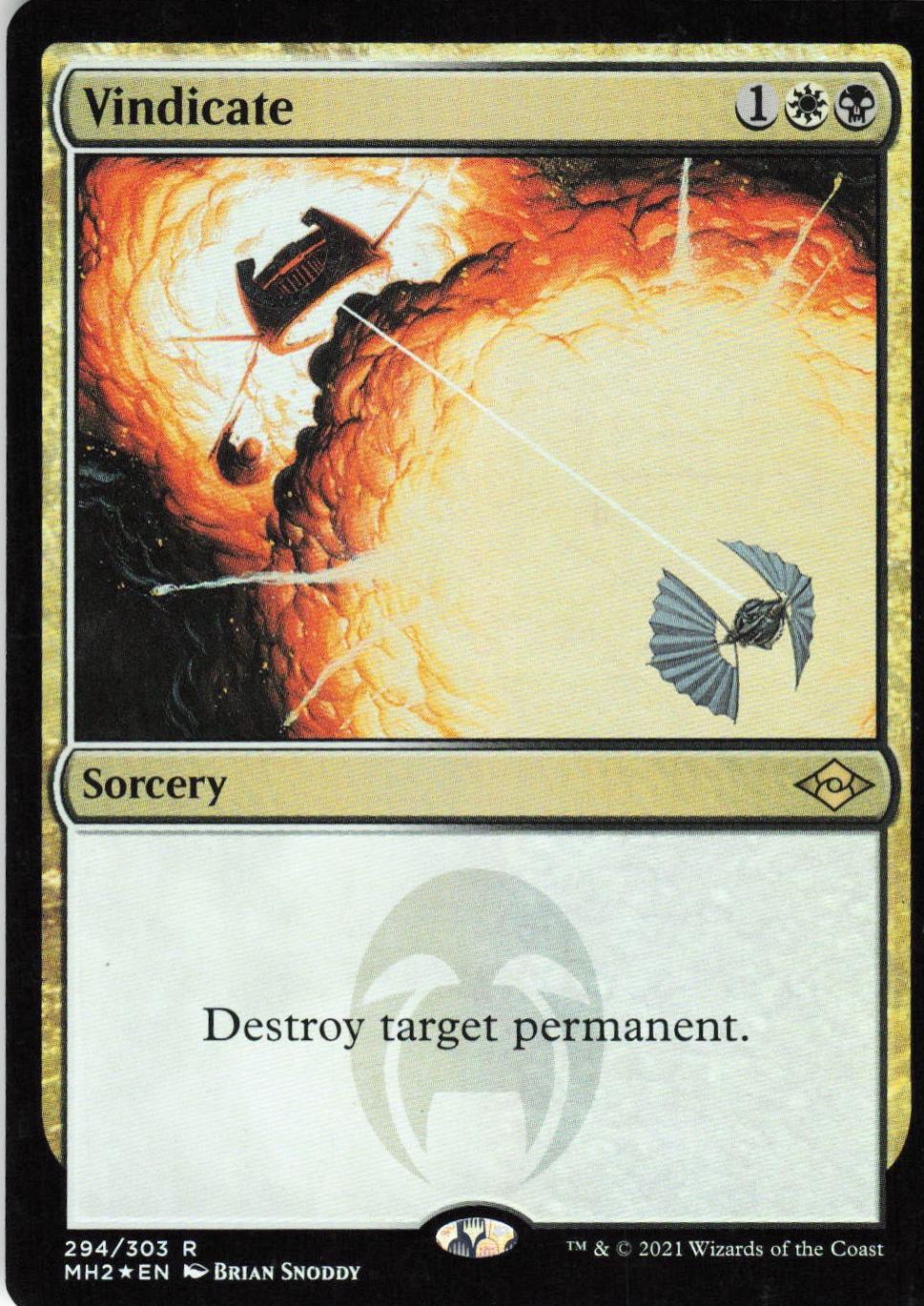 Vindicate [Foil] (Magic Modern Horizons 2)