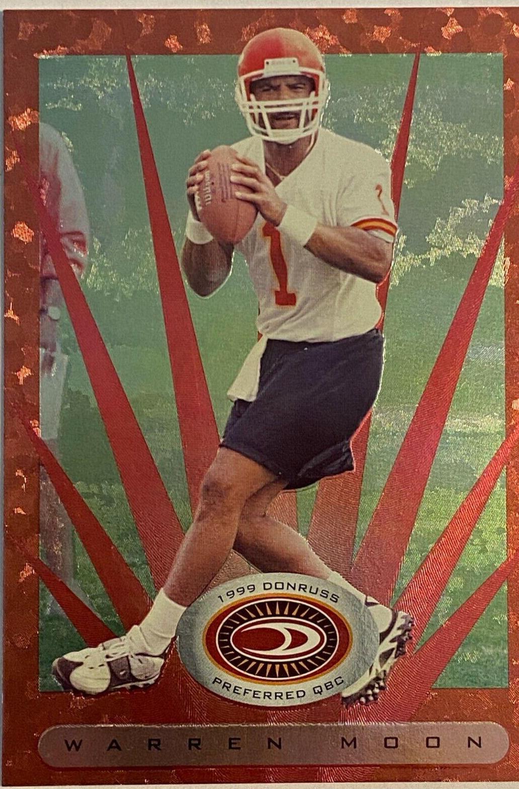 Warren Moon #34 1999 Panini Donruss Preferred Football